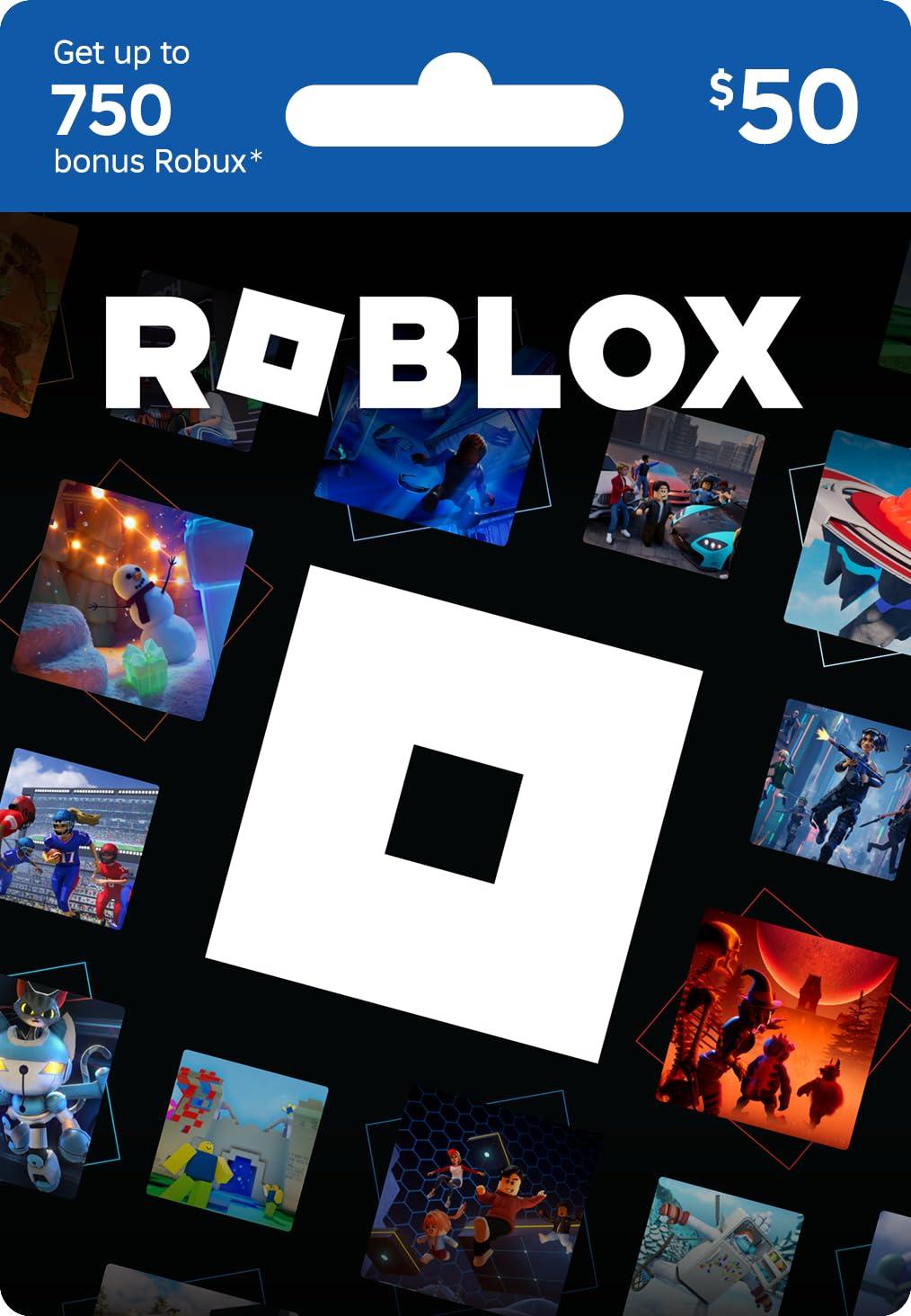 Roblox Physical Gift Card [Includes Free Virtual Item] [Redeem Worldwide] - $50
